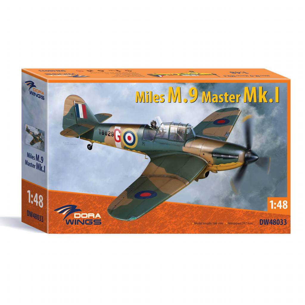 DW48033 マイルズ M.9 マスター Mk.I|第二次大戦の飛行機モデル|飛行機