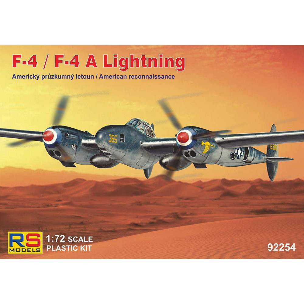 92254 F-4/F-4A ライトニング アルジェリア1943|第二次大戦の飛行機モデル|飛行機