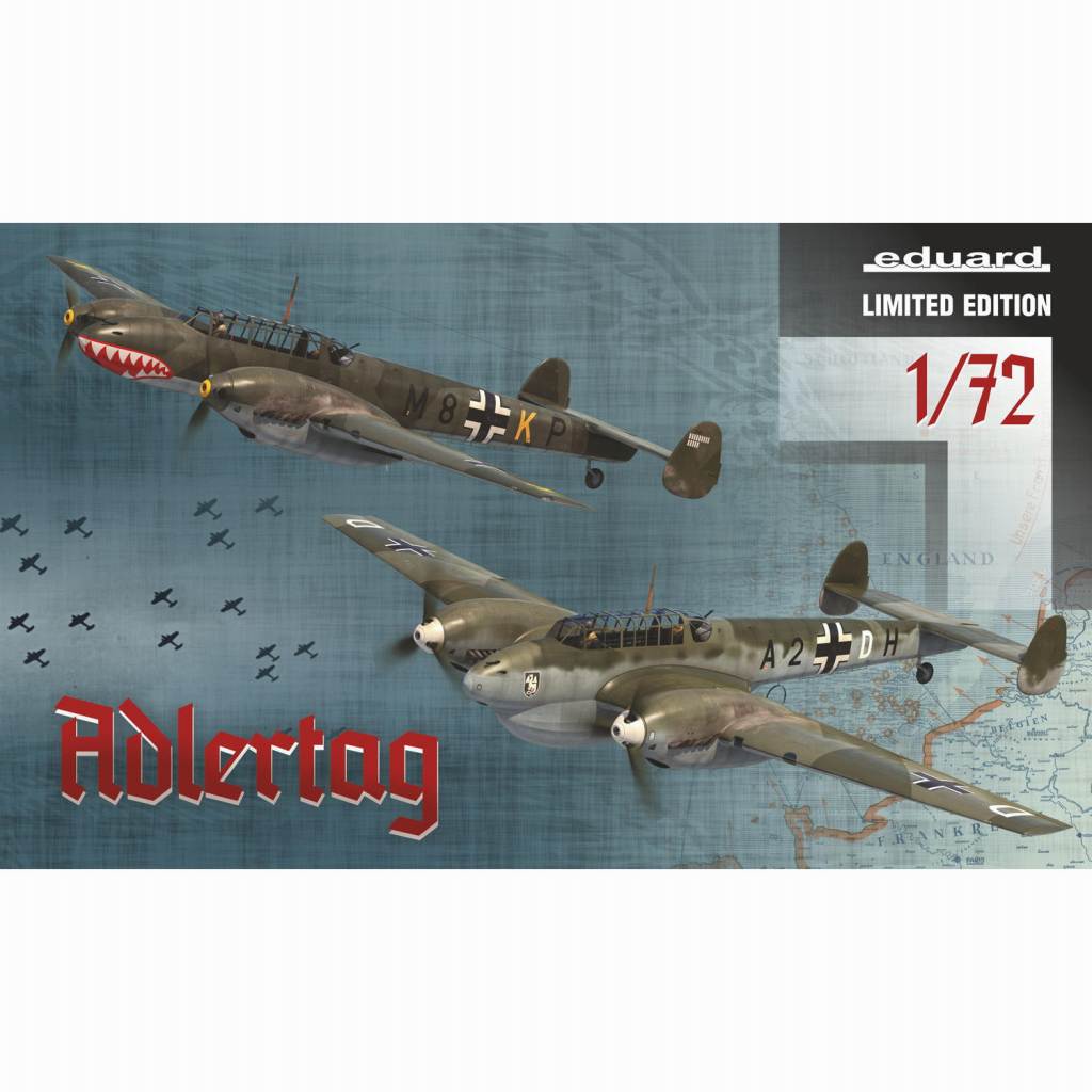 2132 「鷹の日」 Bf110C/D リミテッドエディション|第二次大戦の飛行機モデル|飛行機