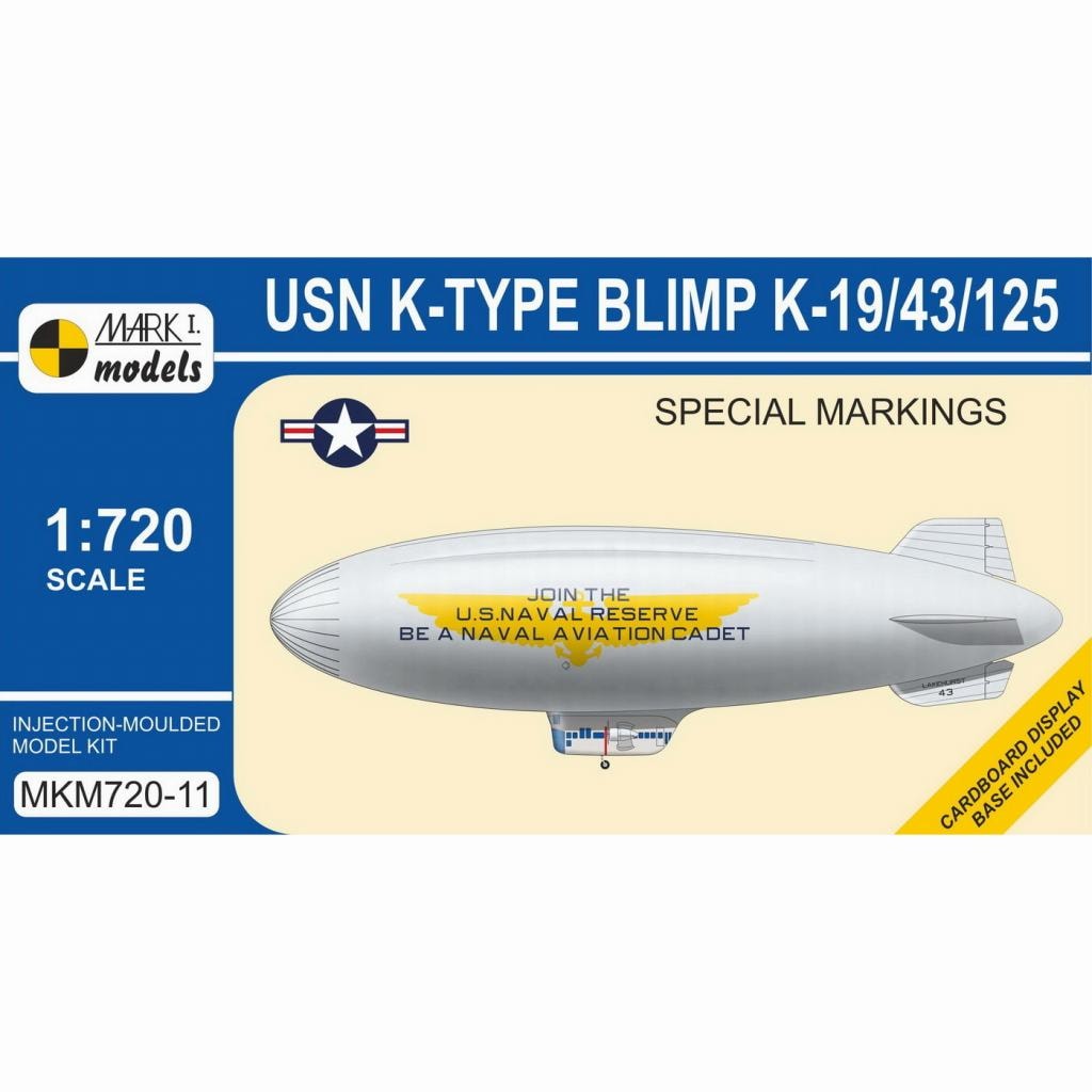 MKM72011 K級軟式飛行船 (K-19/43/125) 「スペシャルマーク」|第二次大戦の飛行機モデル|飛行機