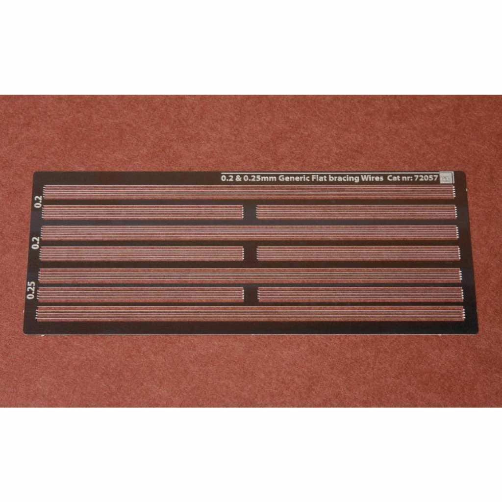 【再入荷】72057 汎用 フラットタイプ張り線セット (0.2、0.25mm幅)|飛行機用パーツ|飛行機