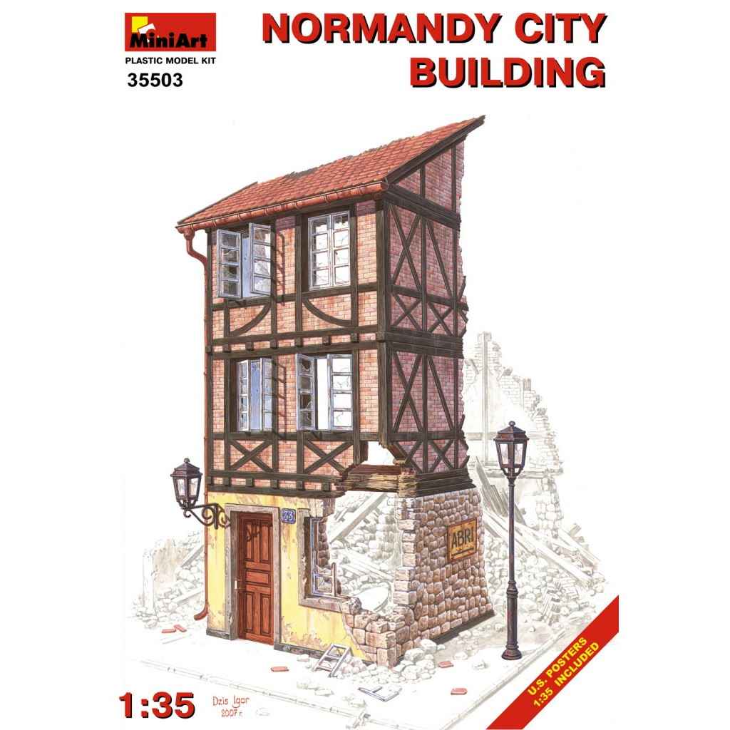 35503 ノルマンディーの都市の建物　ジオラマアクセサリー|建物／情景用パーツ|フィギュア
