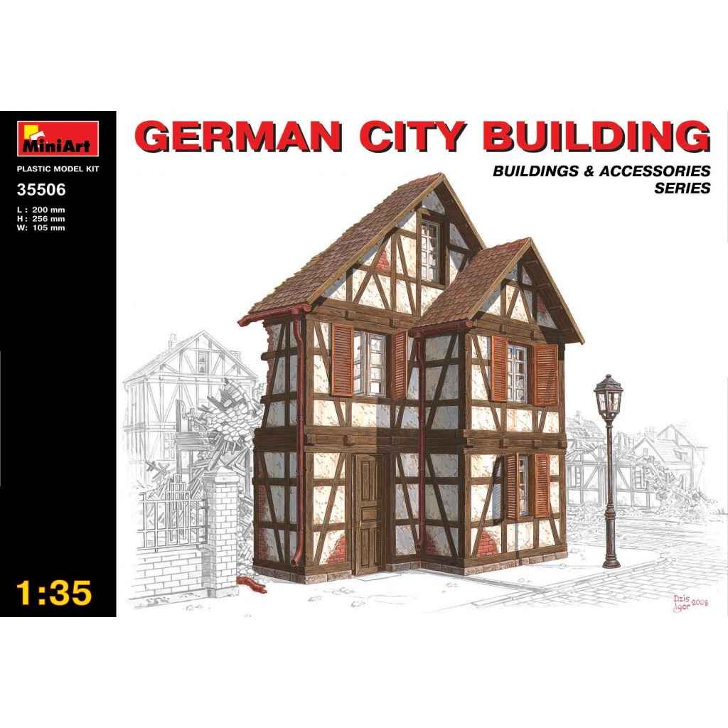 35506 ドイツの都市の建物　ジオラマアクセサリー|建物／情景用パーツ|フィギュア