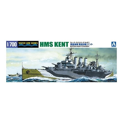 WL811 英国海軍 重巡洋艦 ケント|第二次大戦の艦船モデル|艦船