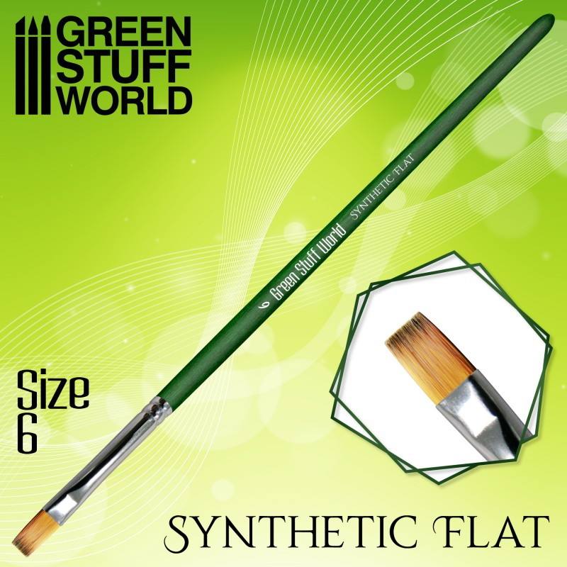 GSWD-2456 グリーンシリーズ 合成毛 平筆 サイズ 6|工具|ツール＆マテリアル
