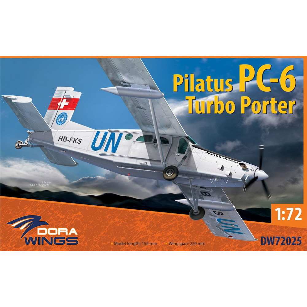 DW72025 ピラタス PC-6 ターボポーター 日本南極観測隊機デカール付|旅客機／民間機|飛行機