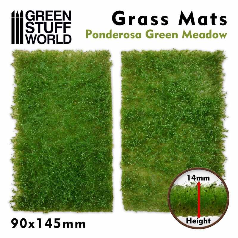 GSWD-10338 ジオラマ素材 芝マットカット版 ポンデローサグリーンの牧草地|素材|ツール＆マテリアル