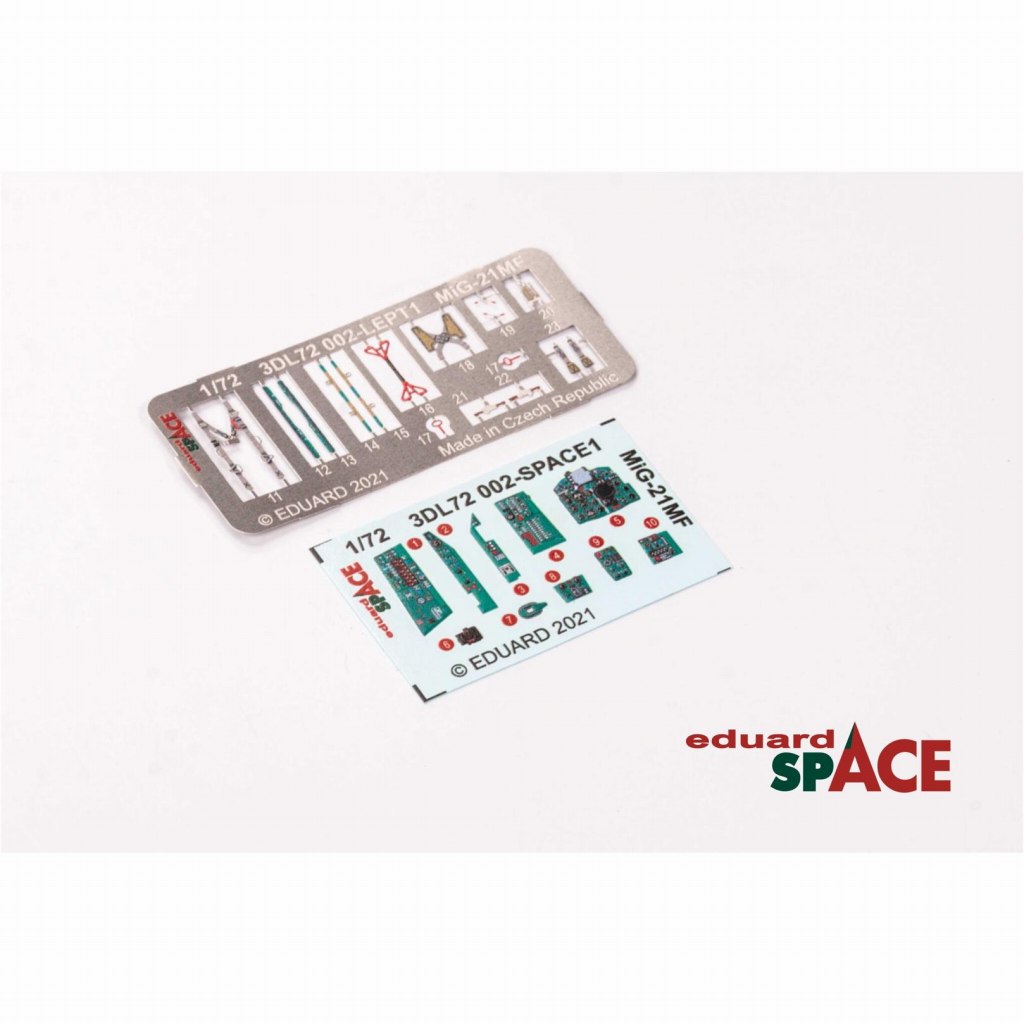 3DL72002 1/72 MiG-21MF �����ڡ����� ����3D�ǥ����� w/���å��󥰥ѡ��ĥ��å� (���ǥ奢�����)