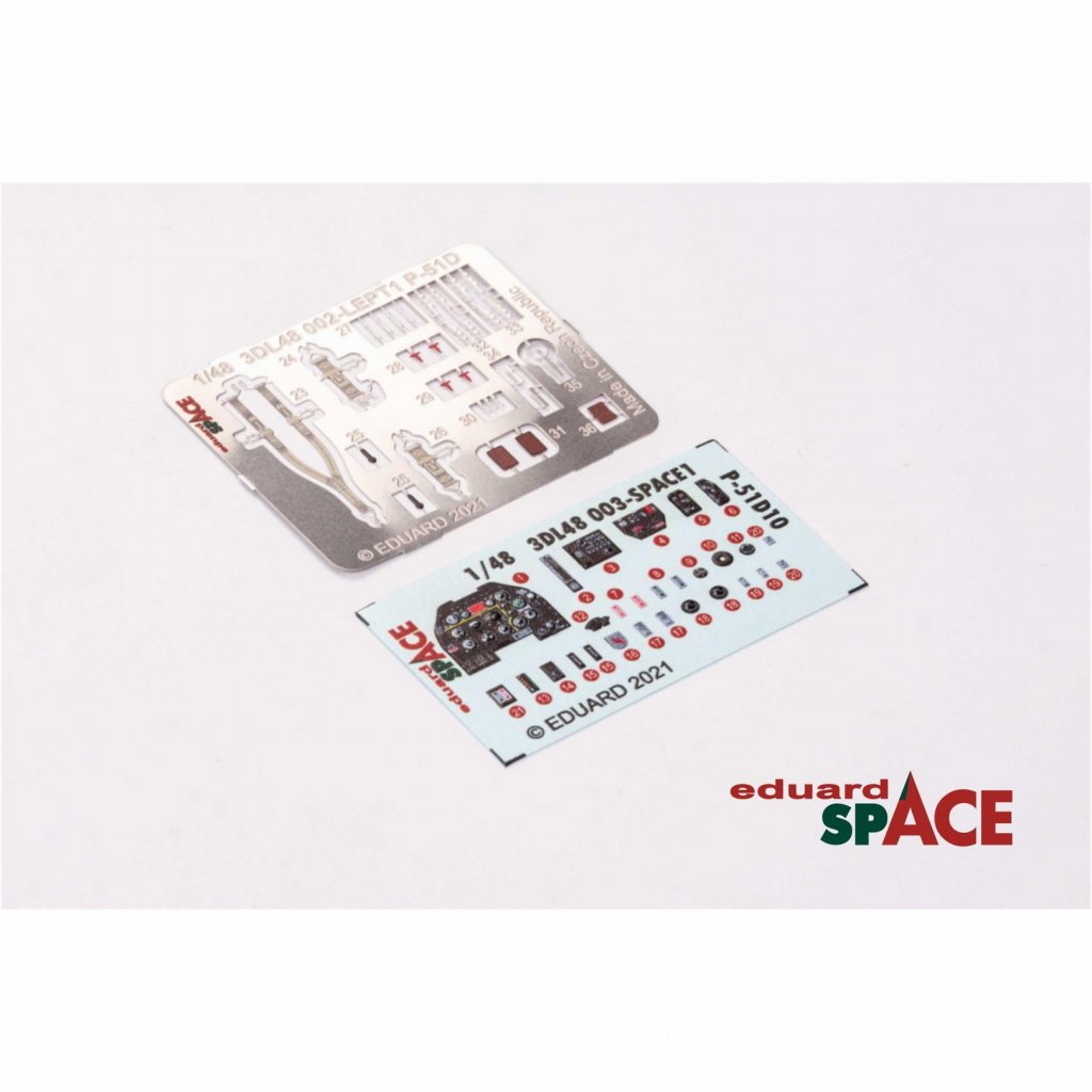 3DL48003 1/48 P-51D-10 �����ڡ����� ����3D�ǥ����� w/���å��󥰥ѡ��ĥ��å� (���ǥ奢�����)