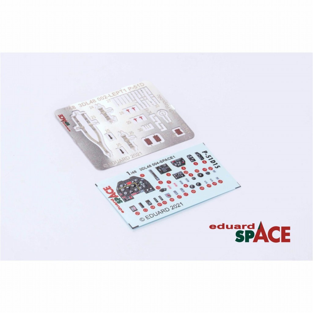 3DL48004 1/48 P-51D-15�ʹ� �����ڡ����� ����3D�ǥ����� w/���å��󥰥ѡ��ĥ��å�(���ǥ奢�����)