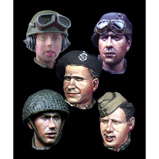 H016 WWII 英軍 ヘッドセット #2 | アルパイン Alpine Miniatures