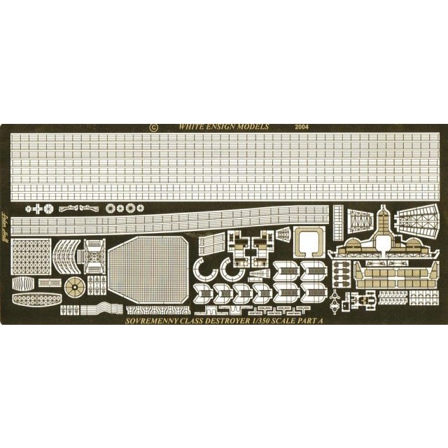 3560 ソブレメンヌイ級駆逐艦用エッチングパーツ|艦船用パーツ|艦船