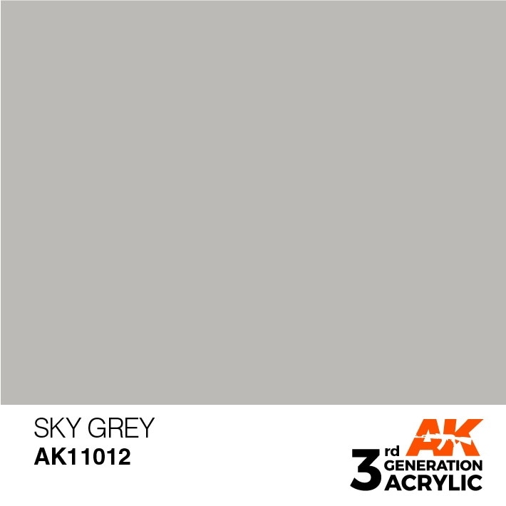 AK11012 スカイグレイ 【AKアクリル3G (サードジェネレーション)】|塗料|ツール＆マテリアル