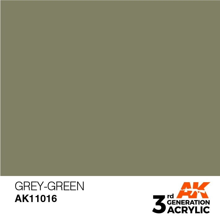 AK11016 グレイグリーン 【AKアクリル3G (サードジェネレーション)】|塗料|ツール＆マテリアル