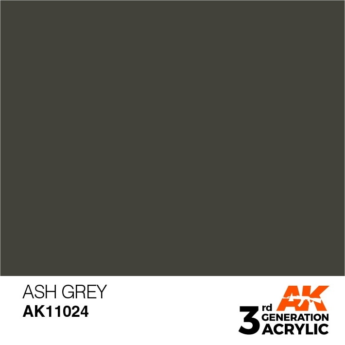 AK11024 アッシュグレイ 【AKアクリル3G (サードジェネレーション)】|塗料|ツール＆マテリアル