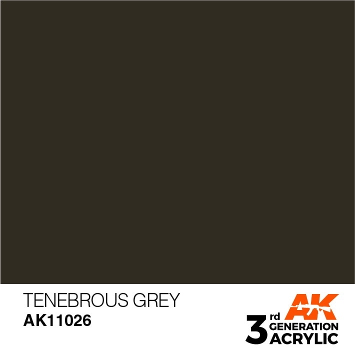 AK11026 テネブラスグレイ 【AKアクリル3G (サードジェネレーション)】|塗料|ツール＆マテリアル