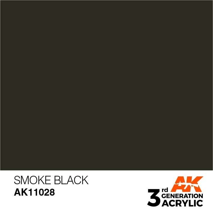 AK11028 スモークブラック 【AKアクリル3G (サードジェネレーション)】|塗料|ツール＆マテリアル