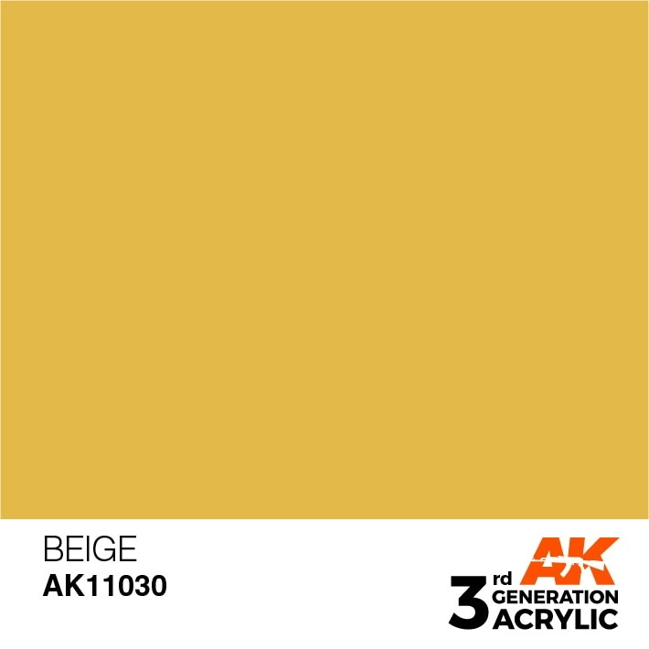 AK11030 ベージュ 【AKアクリル3G (サードジェネレーション)】|塗料|ツール＆マテリアル