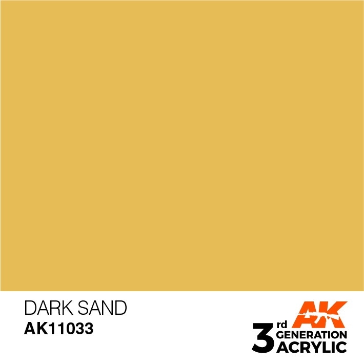 AK11033 ダークサンド 【AKアクリル3G (サードジェネレーション)】|塗料|ツール＆マテリアル