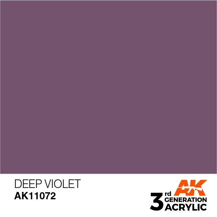 AK11072 ディープバイオレット 【AKアクリル3G (サードジェネレーション)】|塗料|ツール＆マテリアル