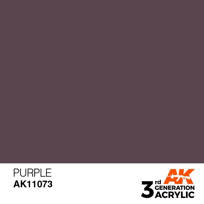 AK11073 パープル 【AKアクリル3G (サードジェネレーション)】|塗料|ツール＆マテリアル