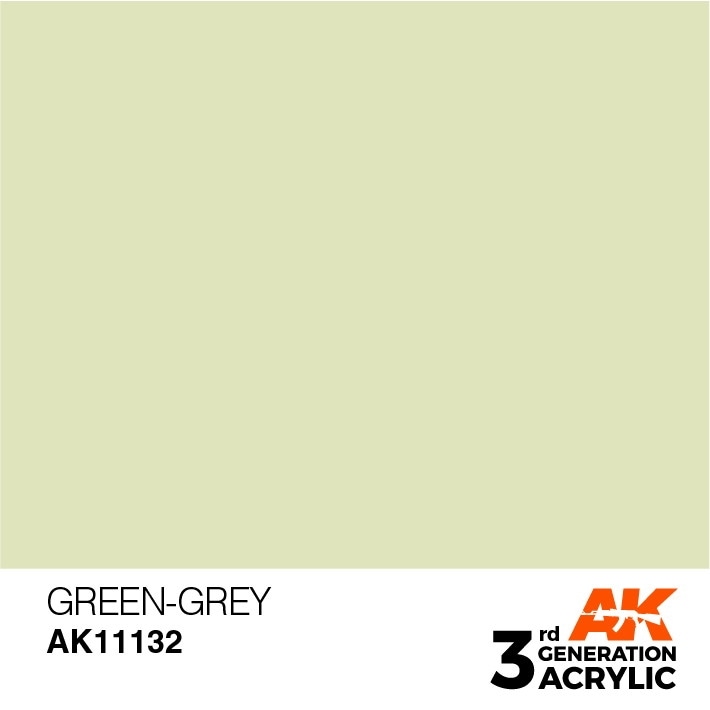AK11132 グリーングレイ 【AKアクリル3G (サードジェネレーション)】|塗料|ツール＆マテリアル