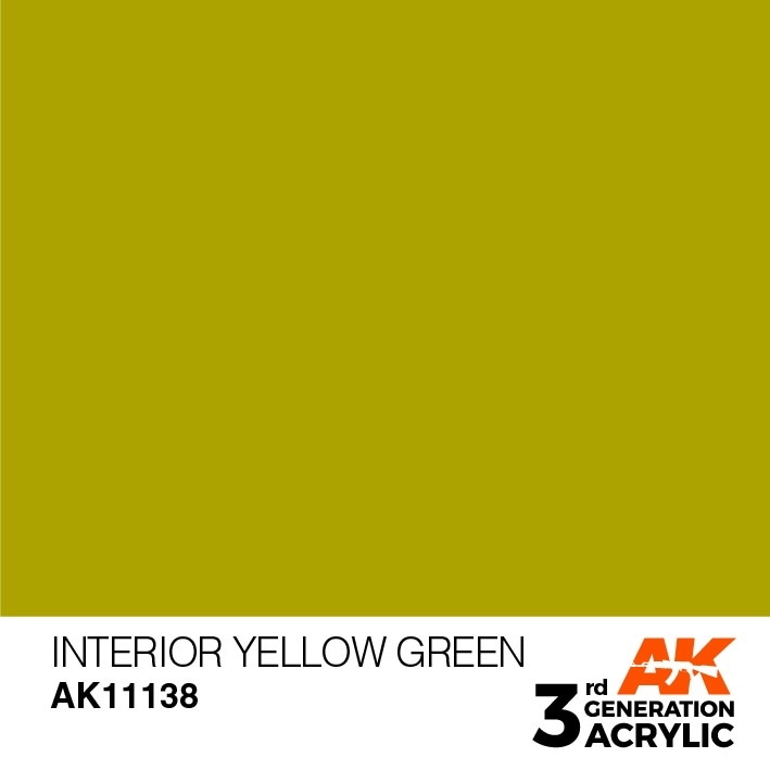 AK11138 インテリアイエローグリーン 【AKアクリル3G (サードジェネレーション)】|塗料|ツール＆マテリアル