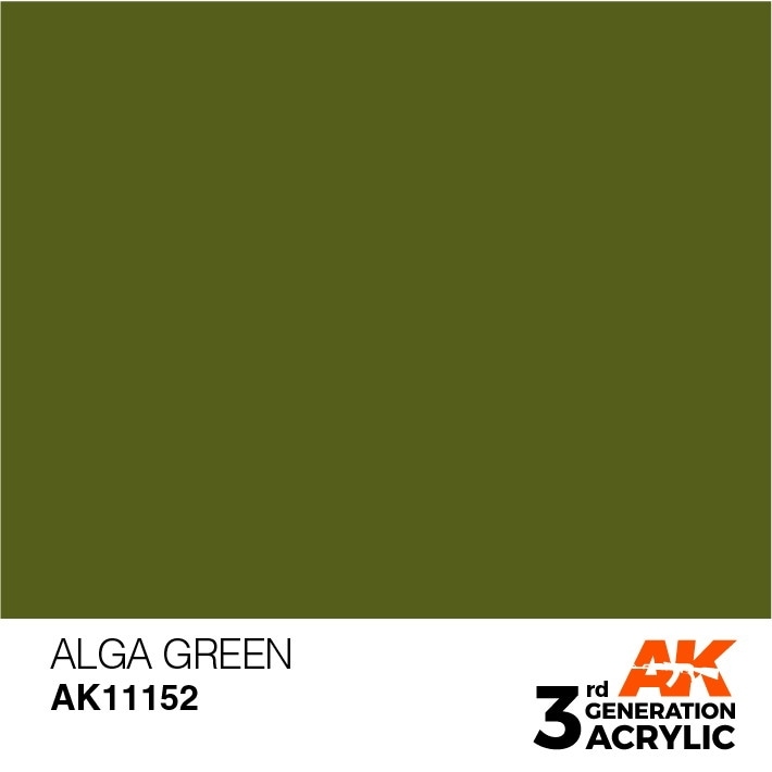 AK11152 アルガグリーン 【AKアクリル3G (サードジェネレーション)】|塗料|ツール＆マテリアル