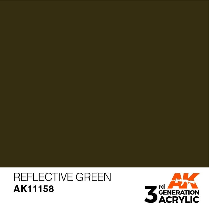 AK11158 リフレクティブグリーン 【AKアクリル3G (サードジェネレーション)】|塗料|ツール＆マテリアル