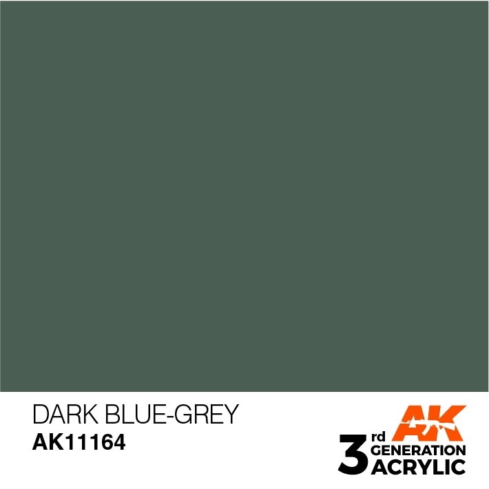 AK11164 ダークブルーグレイ 【AKアクリル3G (サードジェネレーション)】|塗料|ツール＆マテリアル