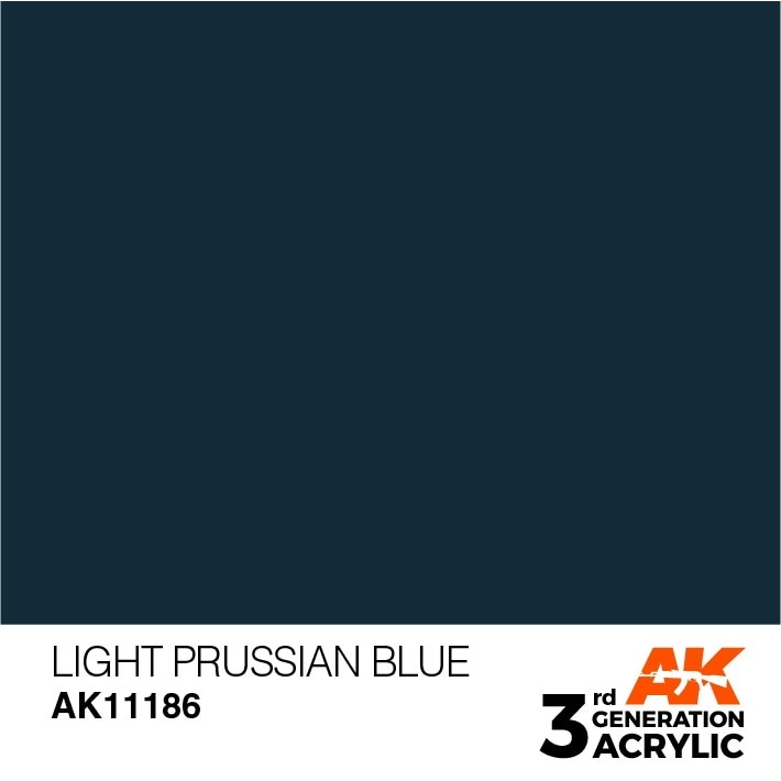 AK11186 ライトプルシアンブルー 【AKアクリル3G (サードジェネレーション)】|塗料|ツール＆マテリアル