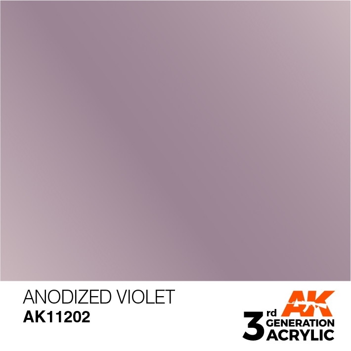 AK11202 アノダイズドバイオレット 【AKアクリル3G (サードジェネレーション)】|塗料|ツール＆マテリアル