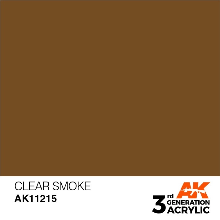 AK11215 クリアースモーク 【AKアクリル3G (サードジェネレーション)】|塗料|ツール＆マテリアル
