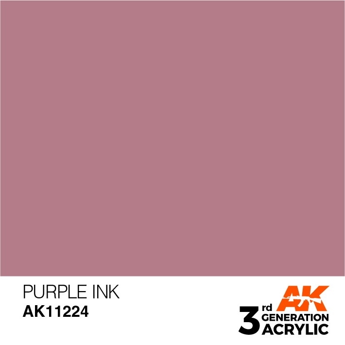 AK11224 パープルインク 【AKアクリル3G (サードジェネレーション)】|塗料|ツール＆マテリアル