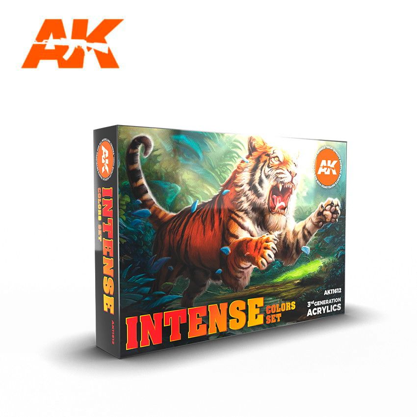 再入荷】AK11612 インテンスカラーズ6色セット 【AKアクリル3G (サード