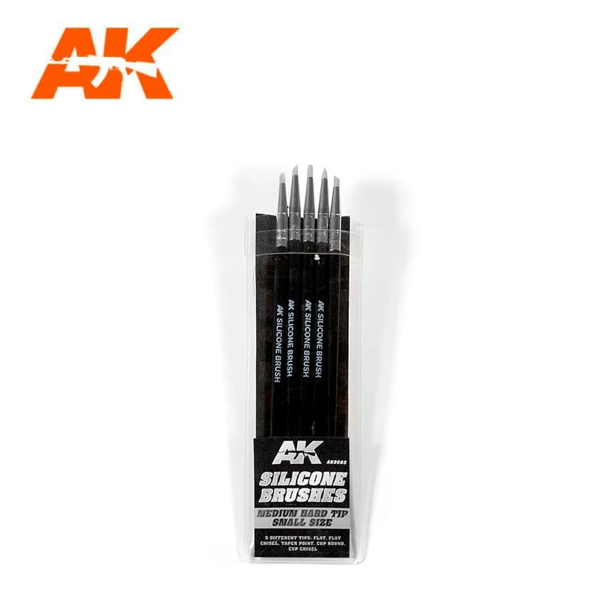 AK09085 シリコンブラシ5本セット硬さ普通・細|工具|ツール＆マテリアル