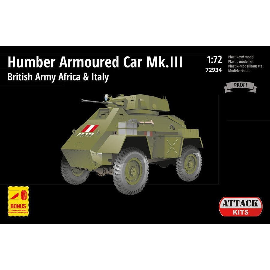 72934 ハンバー Mk.III 装甲車「地中海戦域」|第二次大戦のAFVモデル|AFV