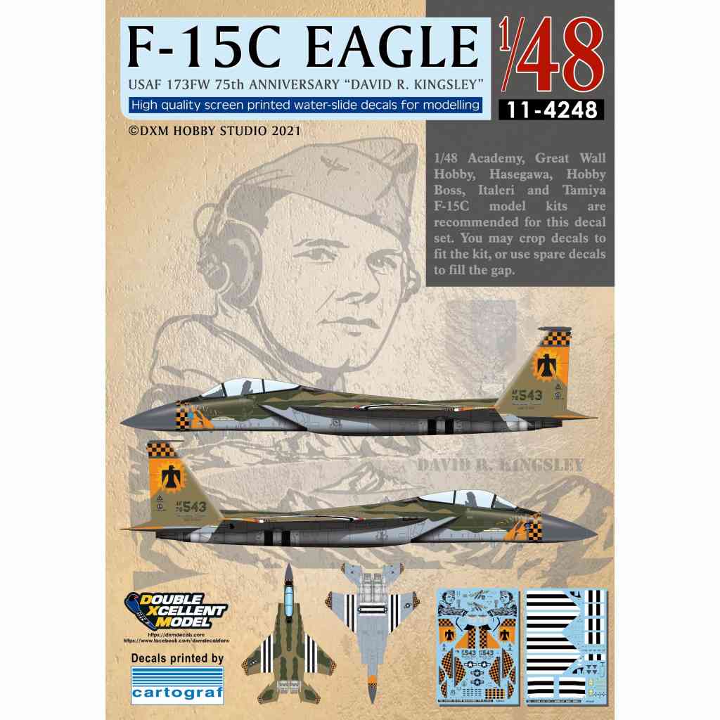 11-4248 ����ꥫ���� F-15C �������� 173FW 75��ǯ �ǥ����åɡ�R�����󥰥��졼