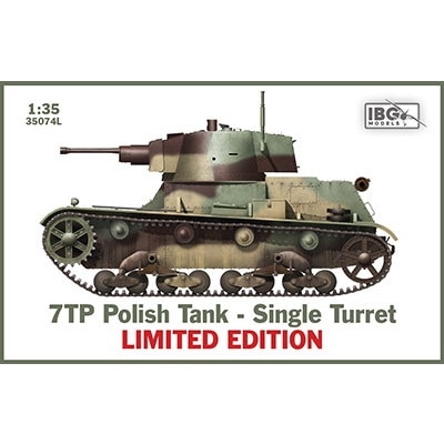35074L ポーランド 7TP 単砲塔型戦車 フルインテリア付+フィギュア&ブラス砲身 限定版|第二次大戦のAFVモデル|AFV