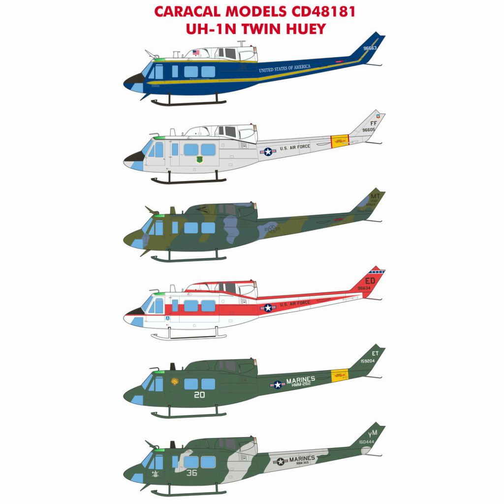 48181 UH-1N ツインヒューイ | カラカルモデル Caracal Models