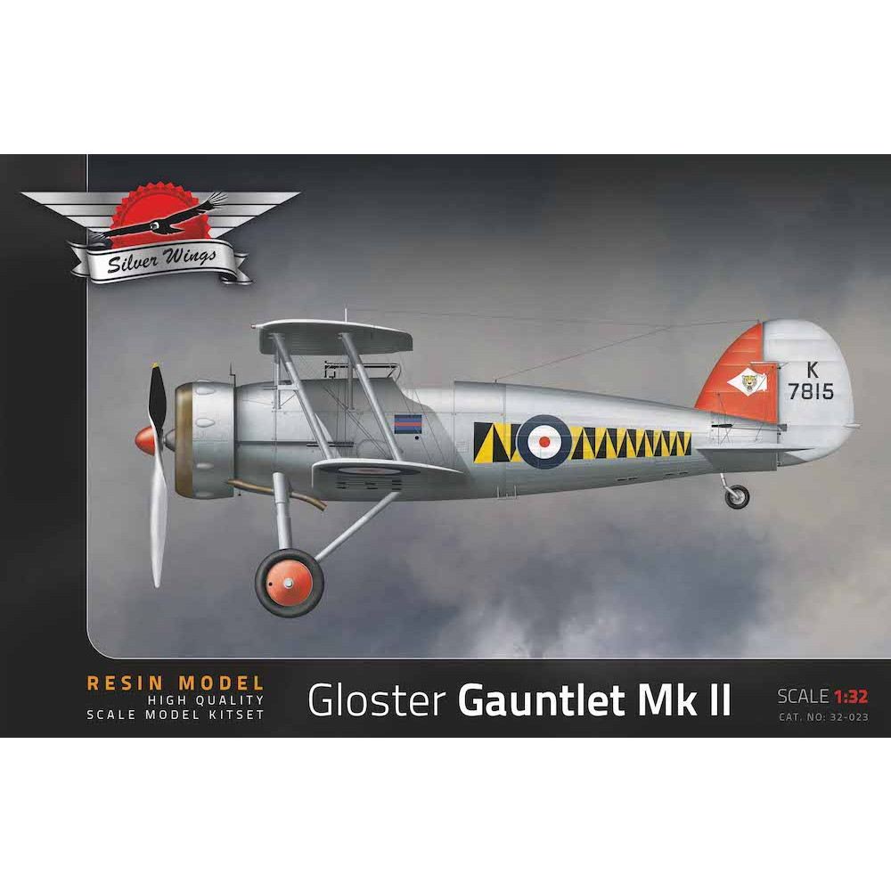 Silver wings シルバーウイングス 1/32 Gloster Gauntlet グロスター ガントレット Mk.II レジン キット イギリス 1:32 GLOSTER GAUNTLET MKII | Silver Wings