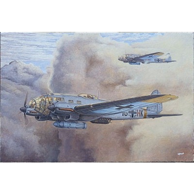 344 ハインケルHe111H-16/20 双発爆撃機 後期生産型|第二次大戦の飛行機モデル|飛行機