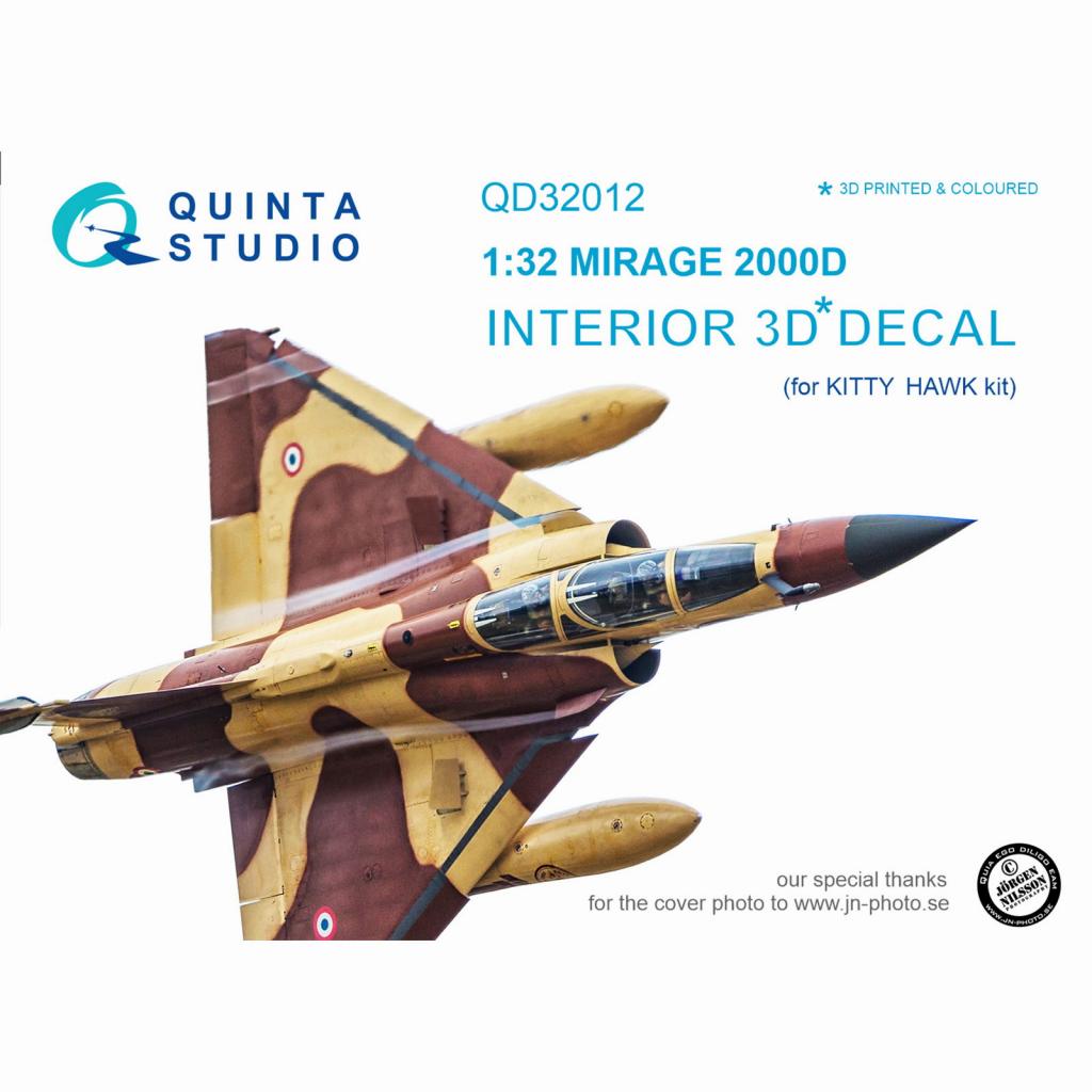 QD32012 1/32 ダッソー ミラージュ 2000D 内装3Dデカール (キティ