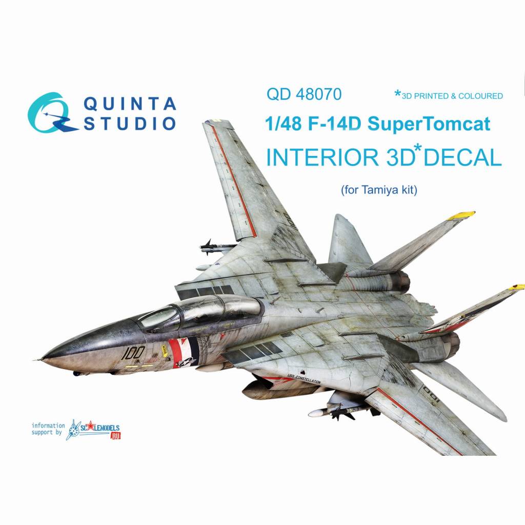 QD48070 1/48 ޥ F-14D ѡȥ७å 3Dǥ (ߥ)