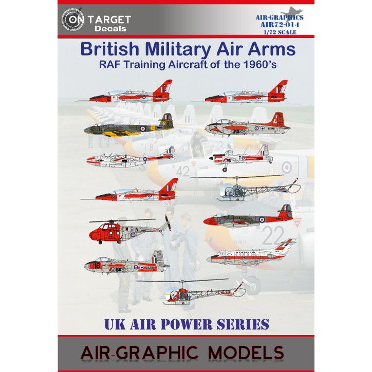 AIR72-014 イギリス空軍の練習機 Pt.1 1960年代|飛行機用デカール|飛行機