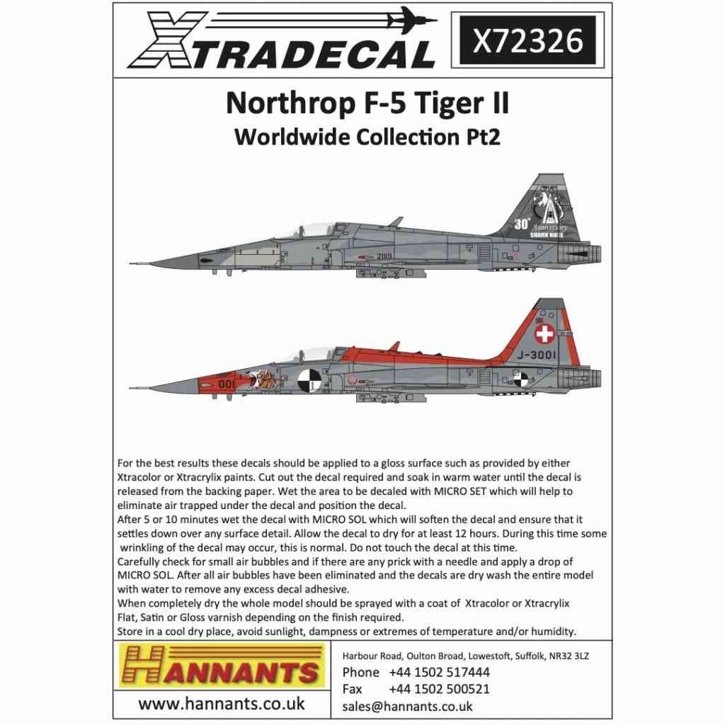 X72326 �Ρ������å� F-5 ��������II ���ɥ磻�ɥ��쥯����� Pt.2