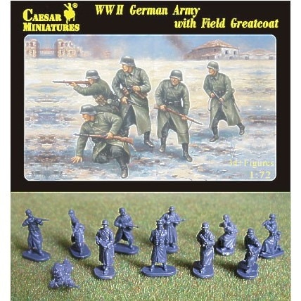 069 WWII ドイツ兵 フィールドオーバーコート | シーザーミニチュアズ