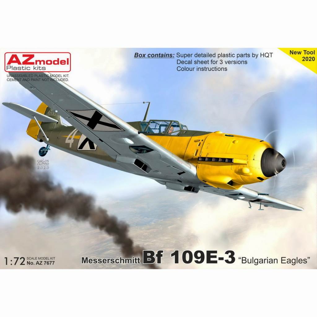 AZ7677 1/72 åߥå Bf109E-3 ֥륬ꥢɎ