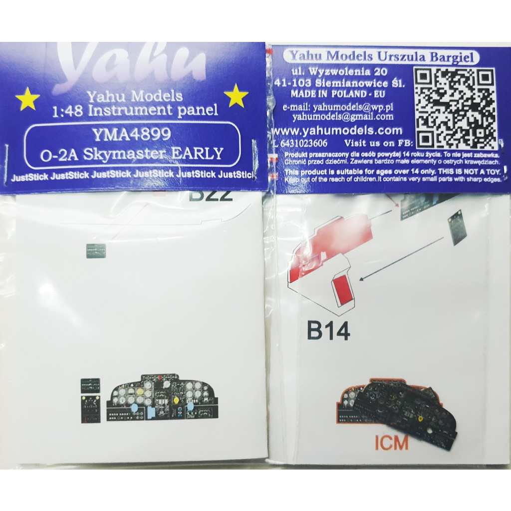YMA4899 セスナ O-2 スカイマスター 初期型 塗装済計器盤