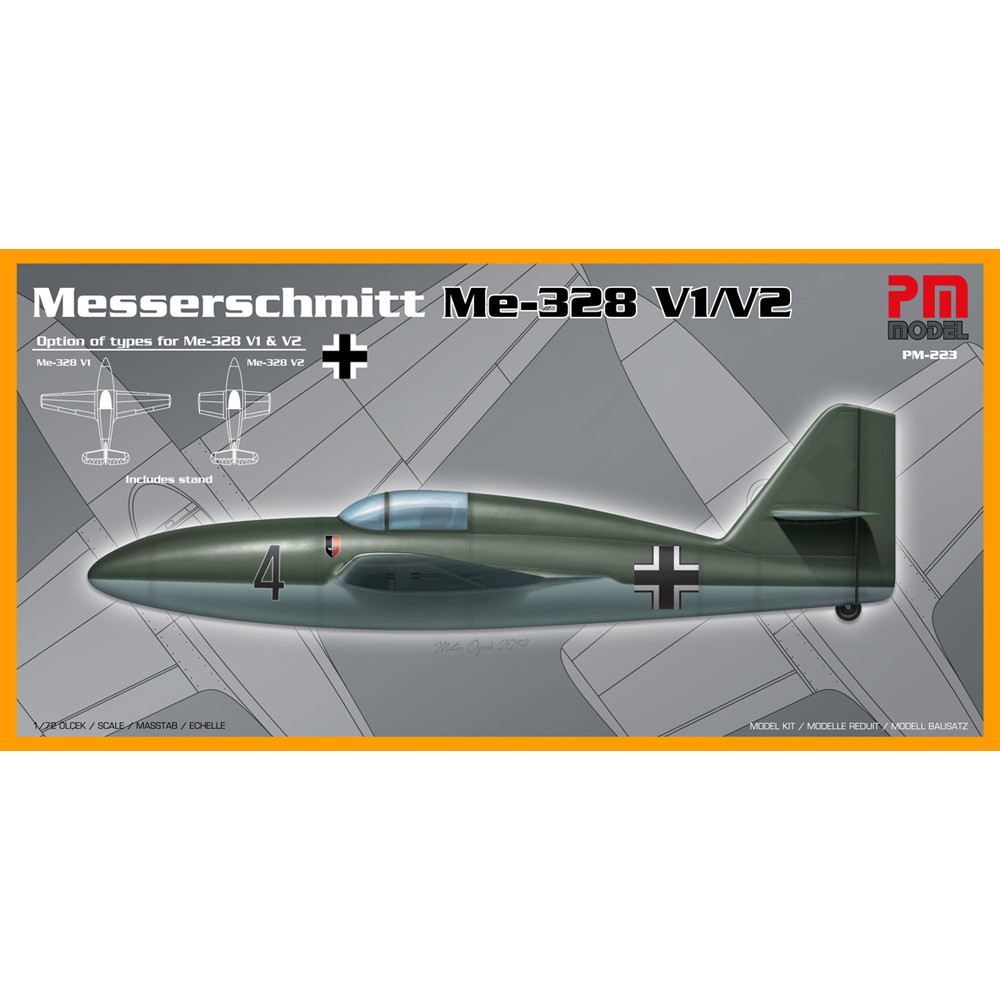 PM-223 メッサーシュミット Me328V1/V2|第二次大戦の飛行機モデル|飛行機